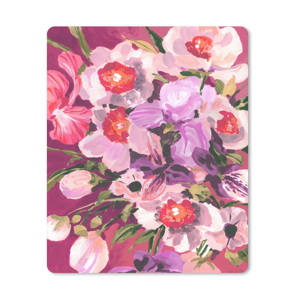MuchoWow Mauspad Mousepad Rosa - Orchidee - Blumen - Botanisch 30x40 cm - Mousepads - Maus Mat - Pad - Mausunterlage - Mausmatten