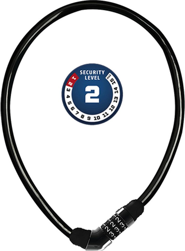 ABUS Kabelschloss 4408C - Zahlenschloss - 65 cm langes Produktbild 