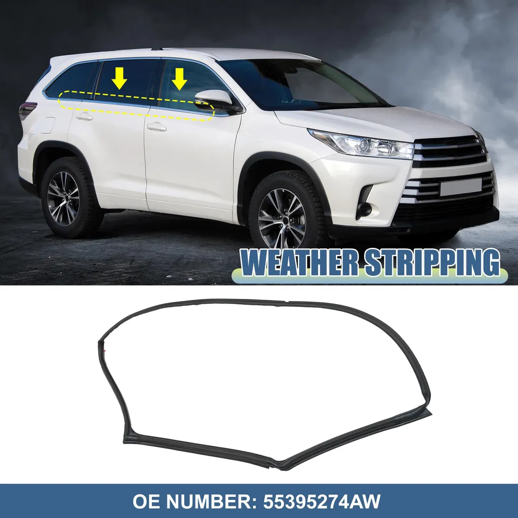 Joint Étanchéité Fenêtre Jeep Wrangler 2007-2018 pour Remplacement