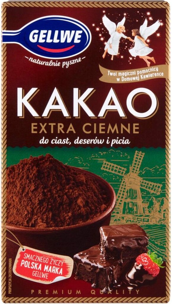 GELLWE Kakao extra ciemne 80 g x 10 sztuk Zdjęcie produktu 