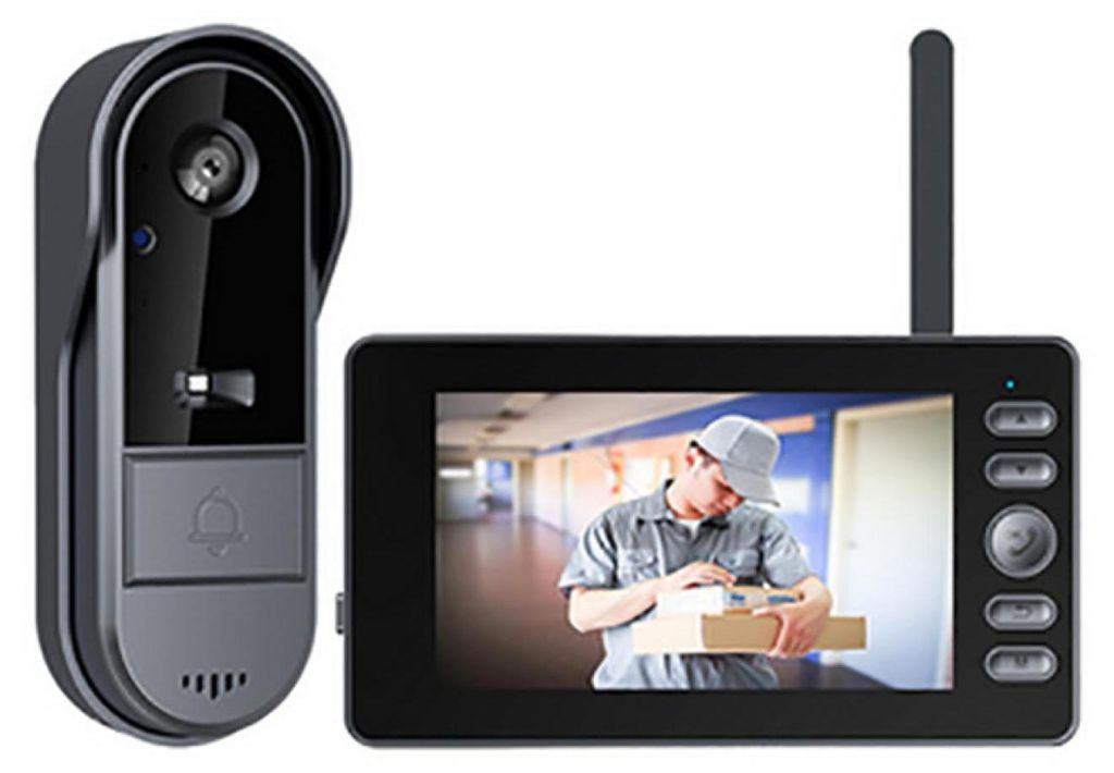 Bezdrôtový inteligentný videozvonček Zimilo s 4,3-palcovým Obrázok produktu 