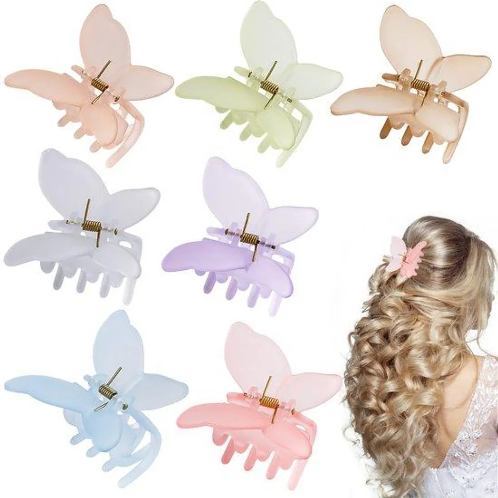 Barrettes à cheveux 5,5 cm en lot de 7 pièces, accessoires de coiffure