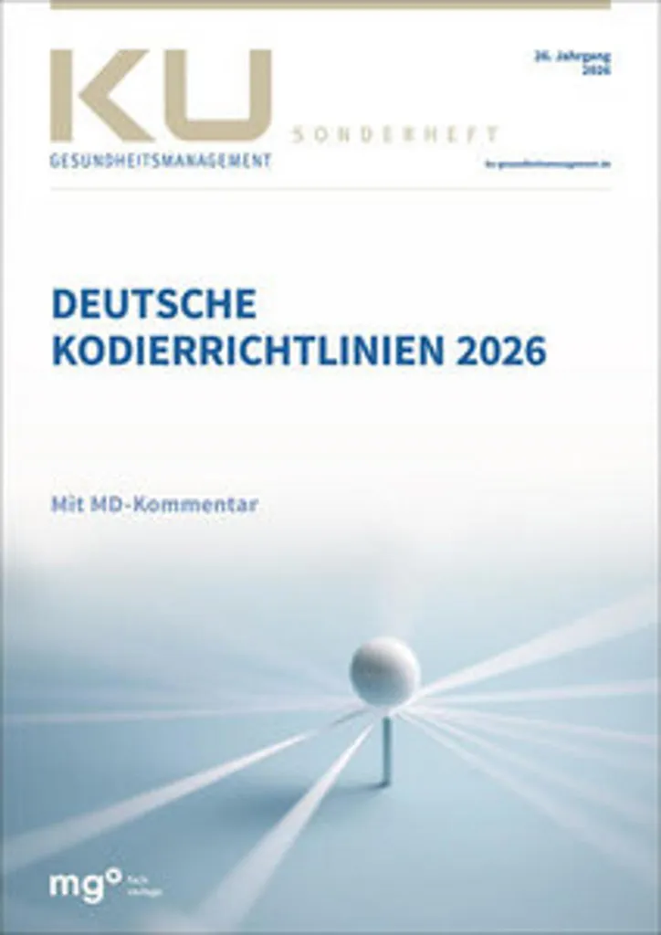 Deutsche Kodierrichtlinien 2026 MD-Kommentar : Guide Officiel Codage DKR
