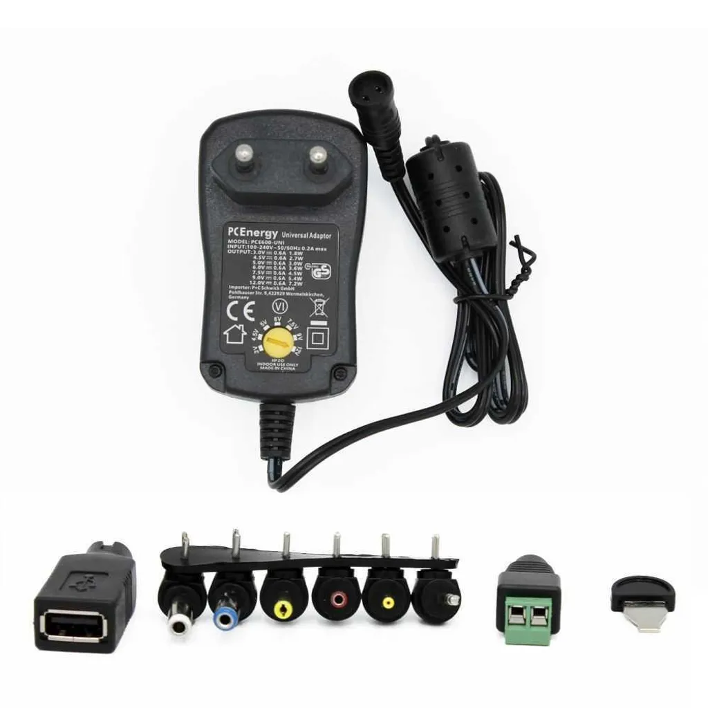 Alimentatore Multitensione 27W 2.25A DC 3V-12V con Terminale e USB - 2