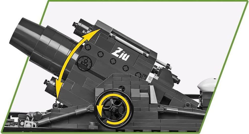 COBI 2560 II WW 60 cm Karl-Gerat 040 "Ziu", 1:28, 1574 k, 5 Obrázek produktu 11