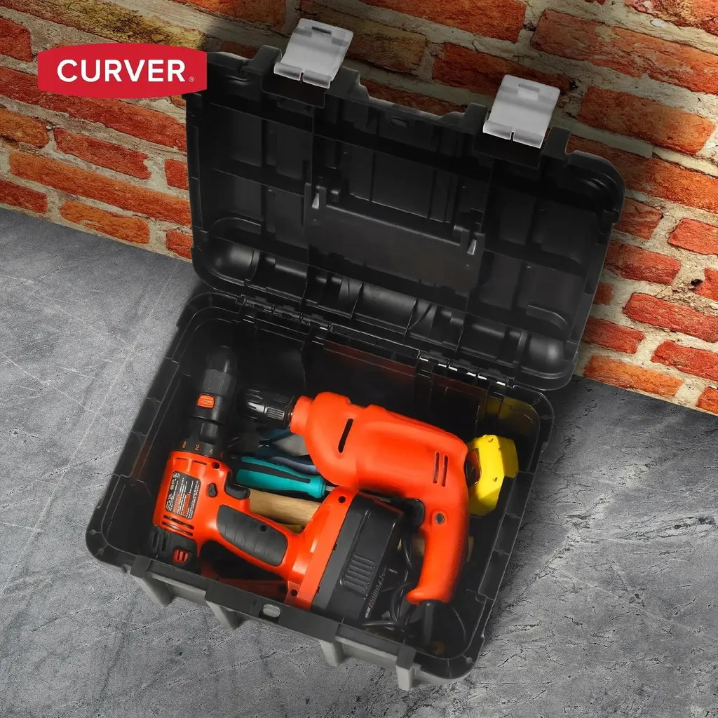 Boîte à outils de rangement avec organiseur plastique multi-usage