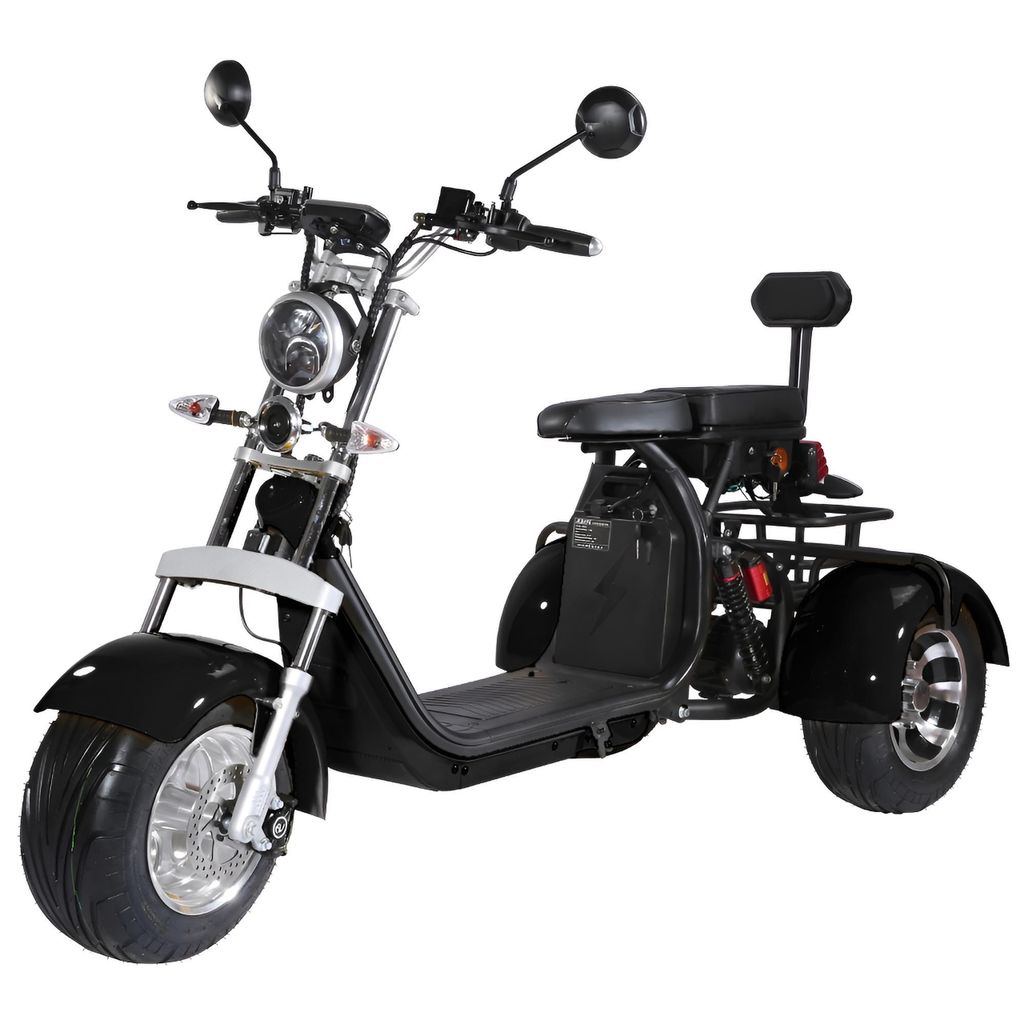 E-Trike mit Straßenzulassung 2000W 60V 40AH 45km/h, Produktbild 