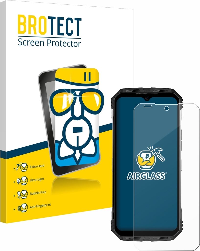 BROTECT Schutzglas für Doogee S110 Schutzfolie Panzer Folie Glas Display Schutz klar