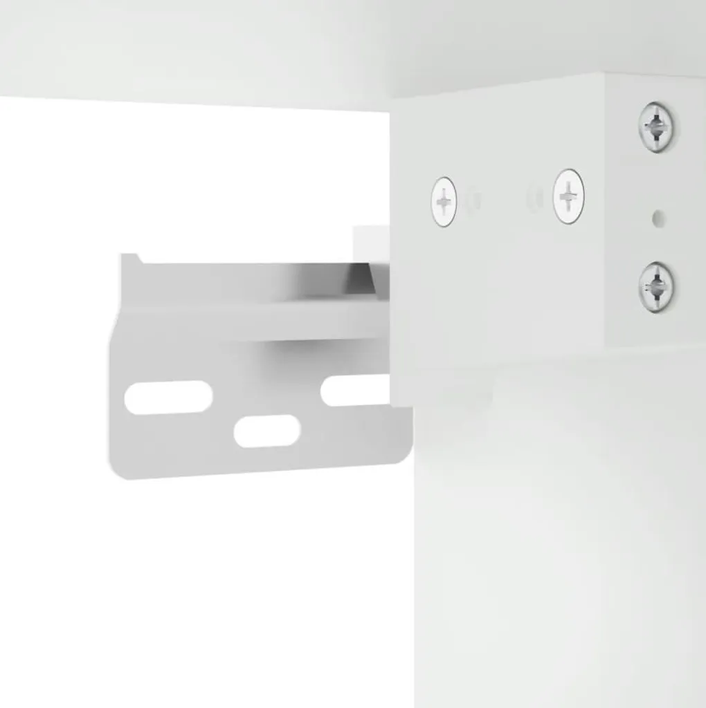 vidaXL Armadio a muro bianco 60x31x70 cm materiale legno - 8