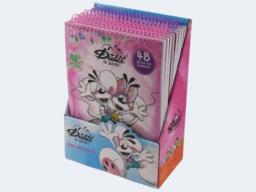 Großhandel GmbH Diddl Malbuch A4, lila - K1 00 STK Produktbild 