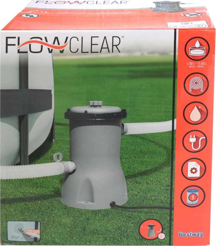 Bestway Flowclear Pool-Filterpumpe 3028 L/h Produktbild 41