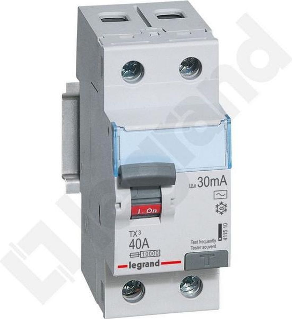 2P 40A 0,03A Disjoncteur différentiel Type AC P302 TX3 Image du produit 