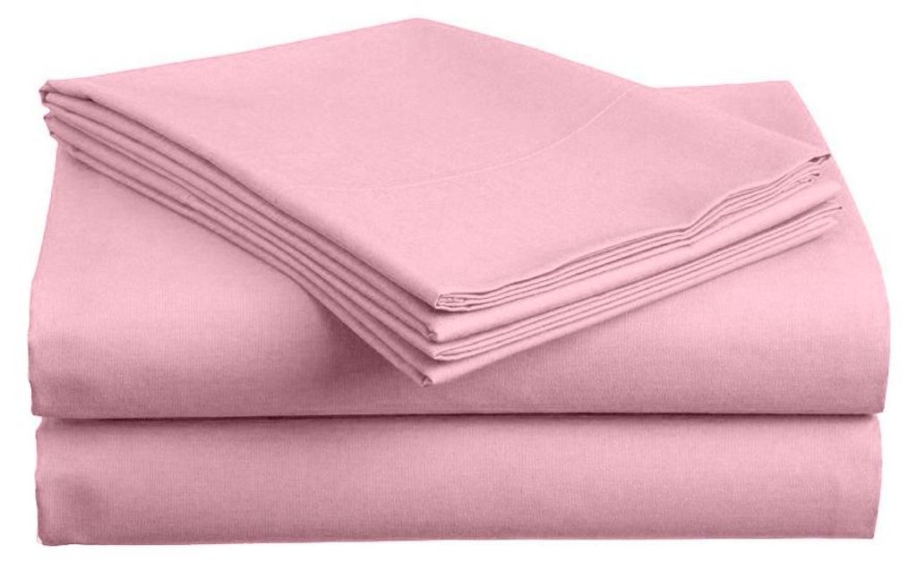 Baumwoll-Spannbettlaken LUX hellrosa 220x240 Produktbild 