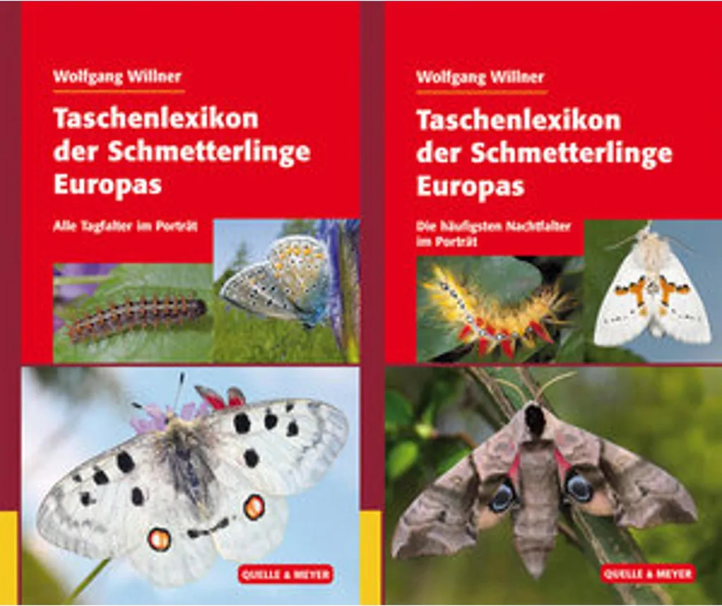 Livre Papillons d'Europe Taschenlexikon Coffret Expert en 2 Volumes