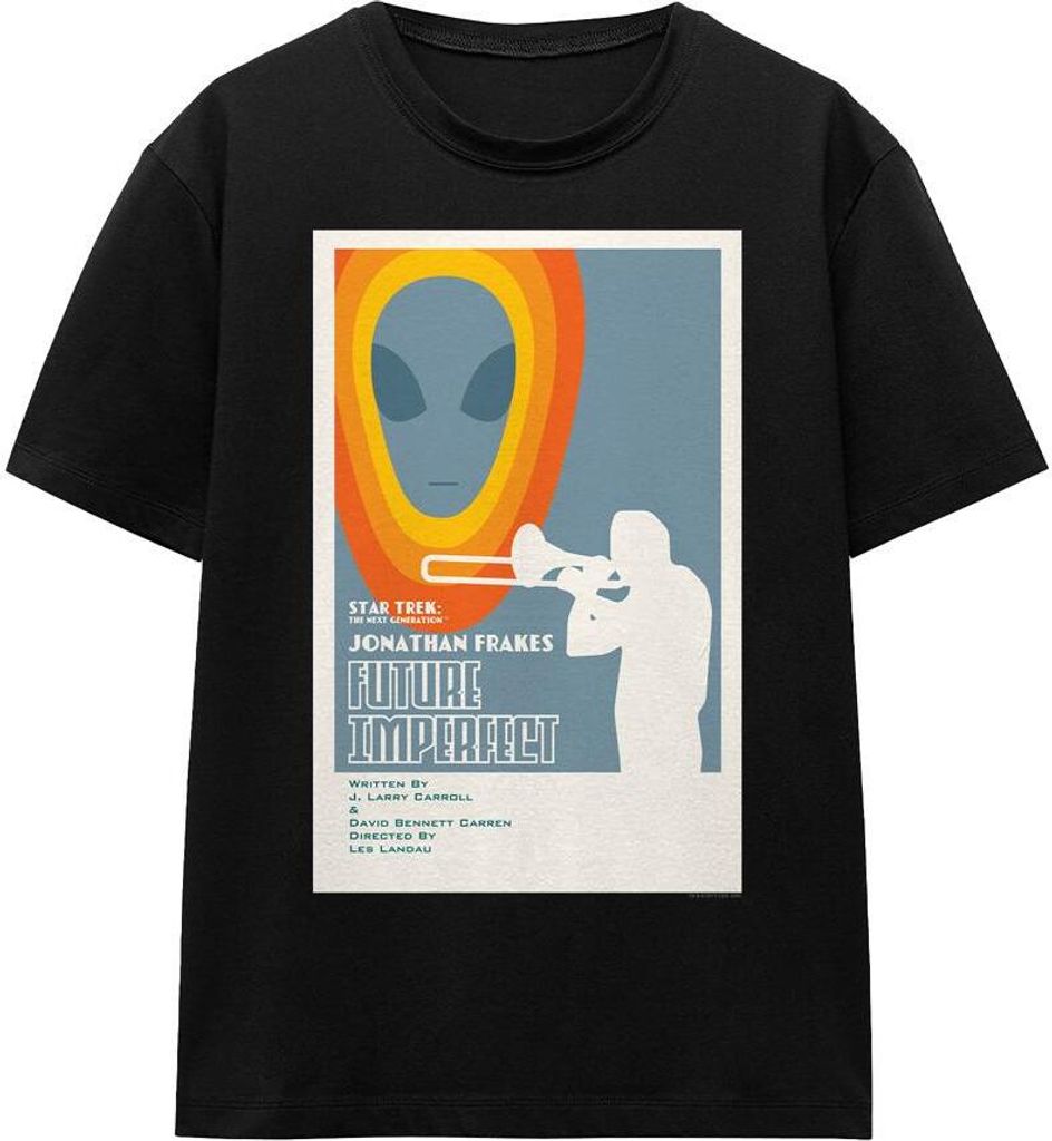 Star Trek - "The Next Generation Season 4 Episode 8" T-Shirt für Herren/Damen Uni TV16483 (XL) (Schwarz)