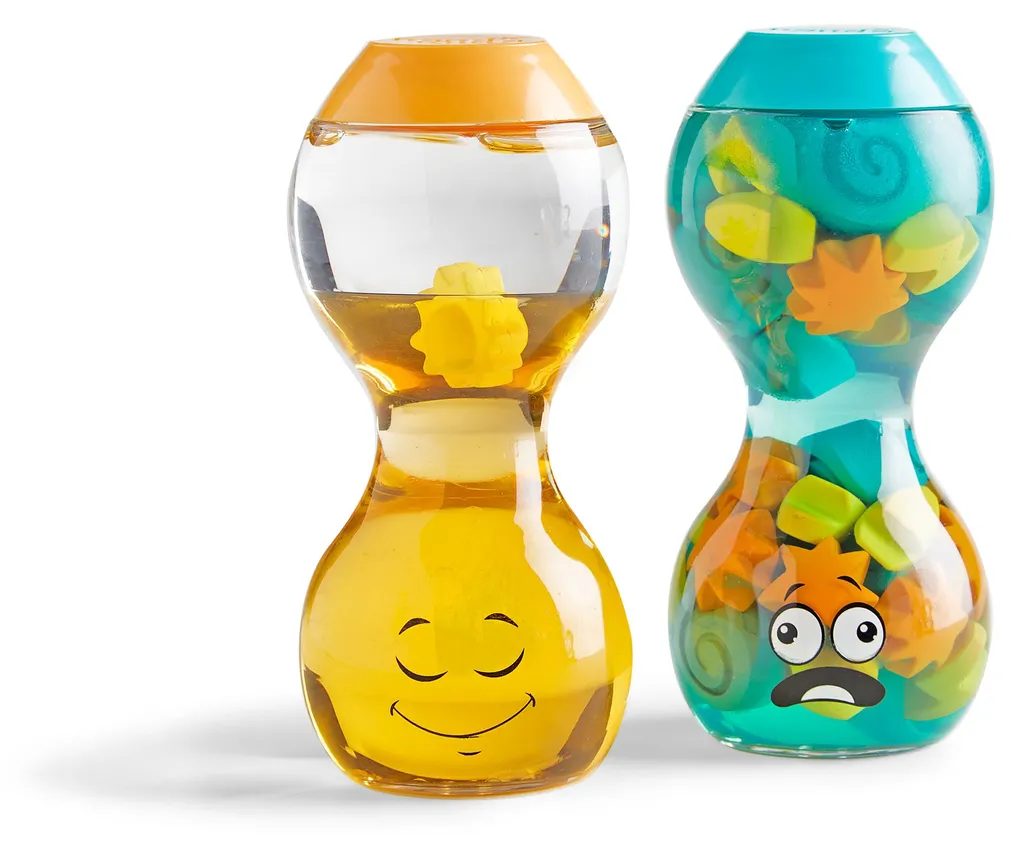 Calmer les colères de l'enfant avec les bouteilles sensorielles Opposites