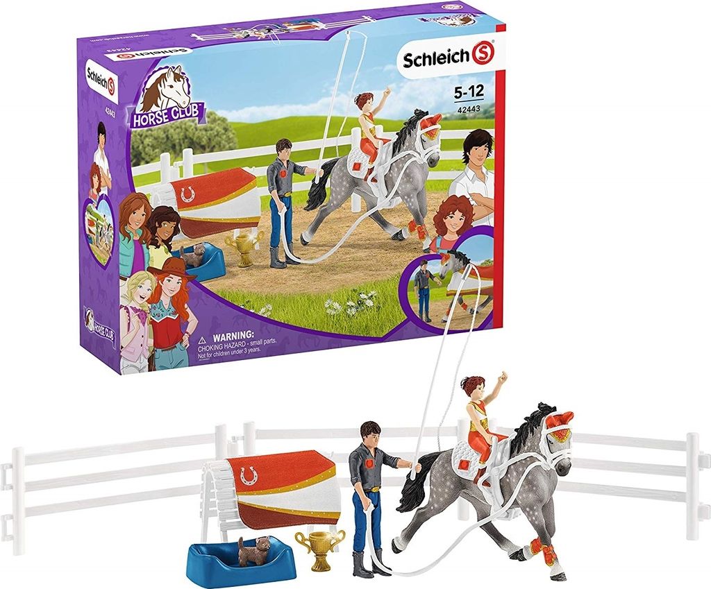 Schleich 42443 Jazdecký klub Mia's vaulting set, 6,6 x 24,5 Obrázok produktu