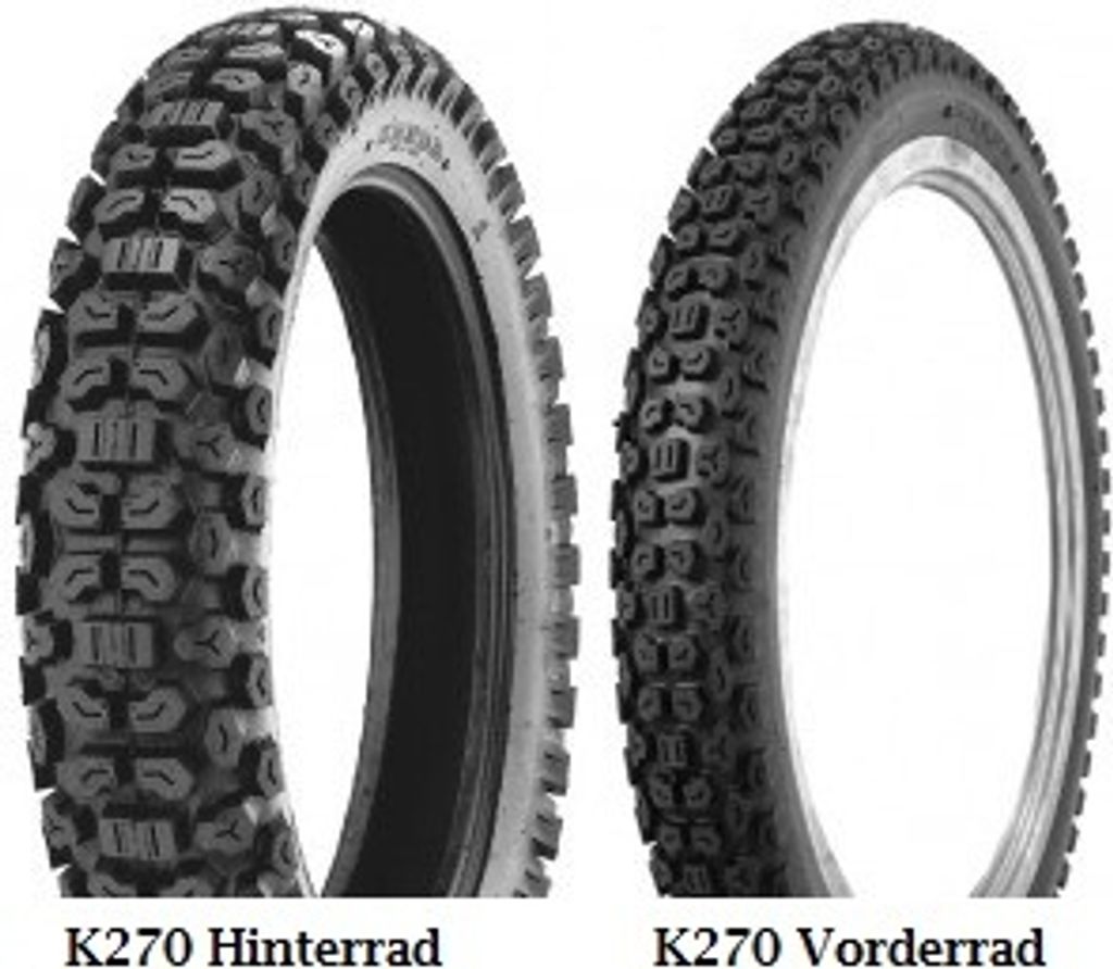 Kenda Enduro Reifen K270 Dual-Sport 4.60-17 110/100 TT 4PR 61P Motorrad