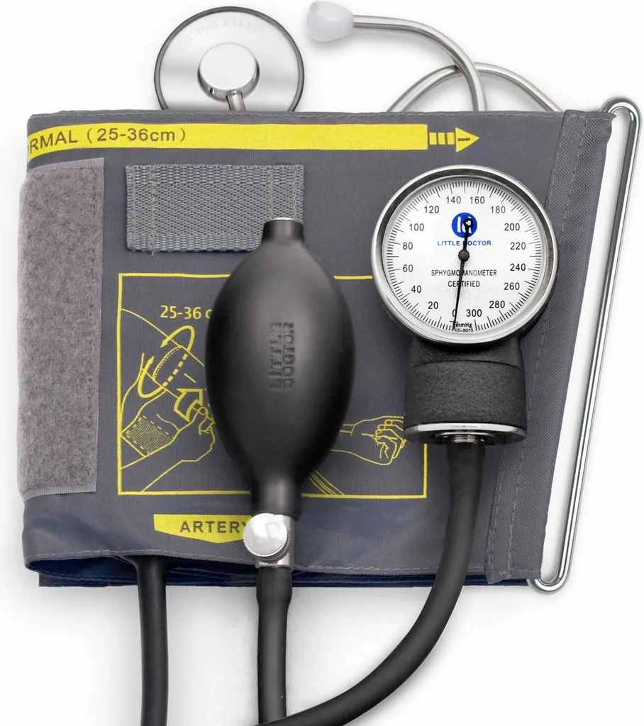 Tensiomètre Bras Manuel LD-71 avec Stéthoscope pour Prise de Tension