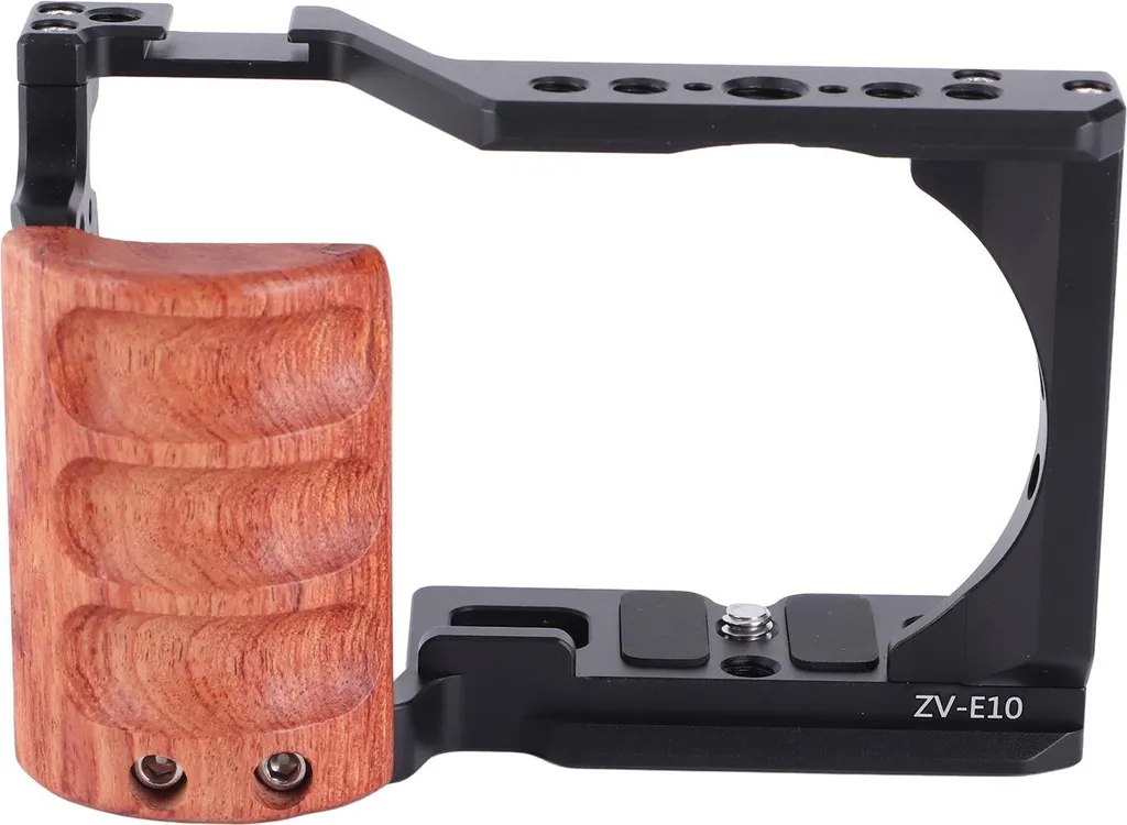 Protection Caméra ZV-E10 Anti-Choc - Cage Vidéo avec Poignée Confortable