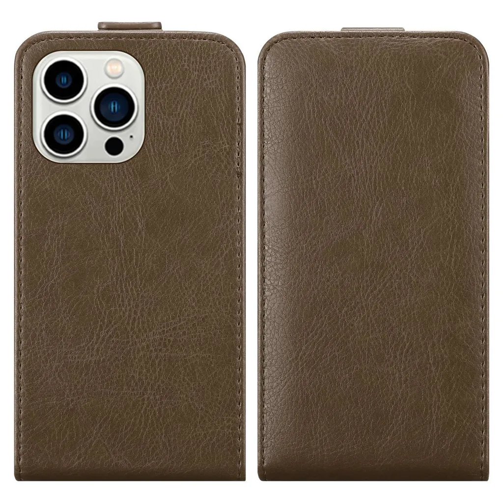 Cadorabo Custodia Flip In Similpelle Marrone Cioccolato Per HTC One M4 Mini – Cover Wallet Con Chiusura Magnetica E Rotazione 360°