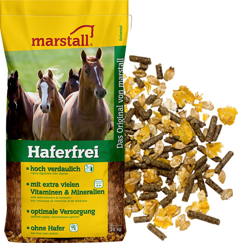 Marstall Haferfrei Futter für Pferde 20kg Produktbild 