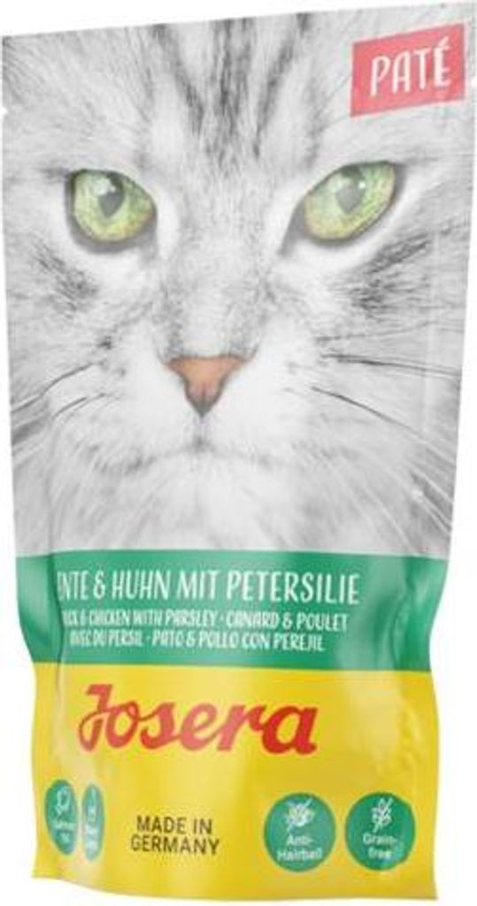 Josera | Katzenfutter | Paté Ente & Huhn mit Petersilie 16 x 85 g