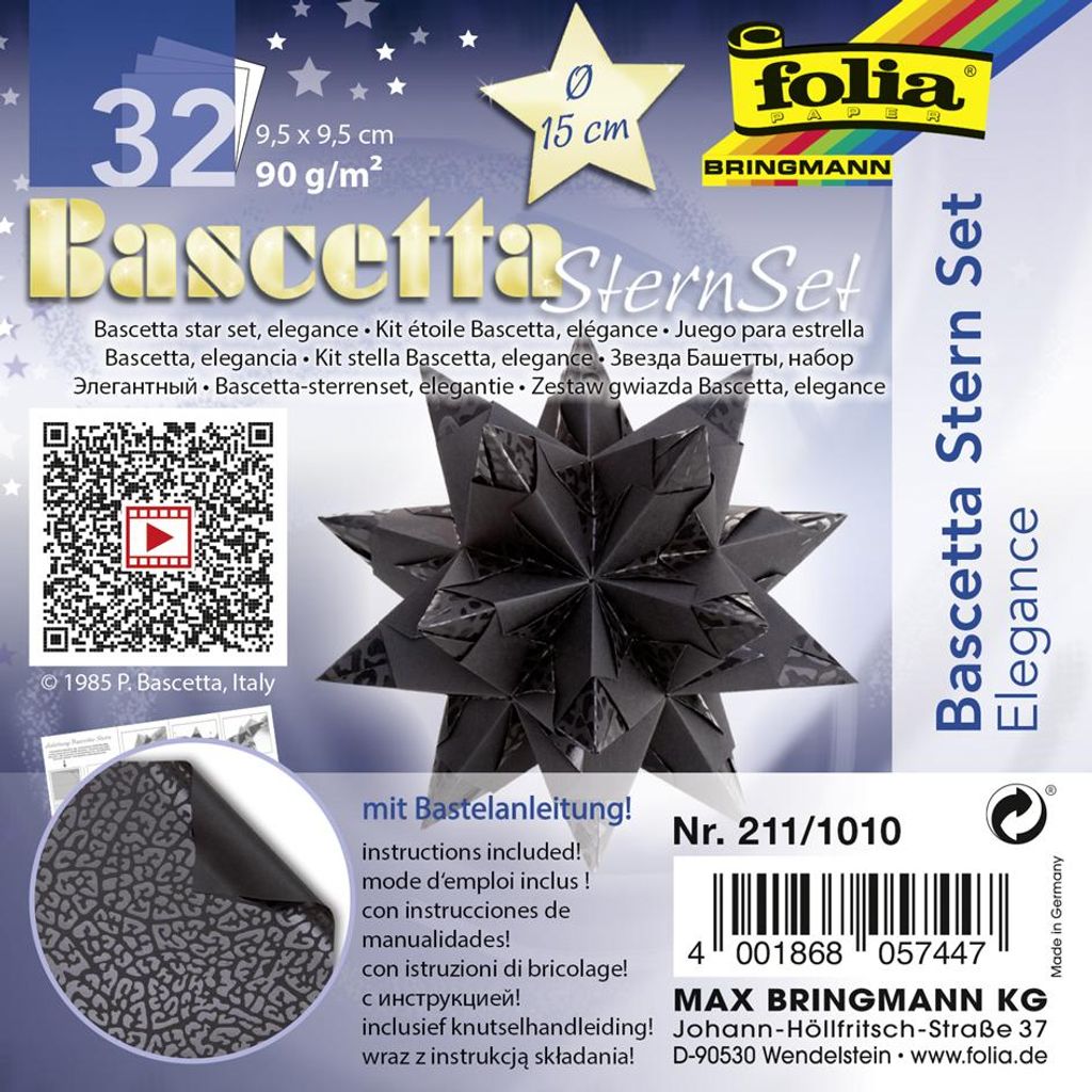 folia 211/1010 folia dépliants étoile Bascetta Elegance, 95 Image du produit 