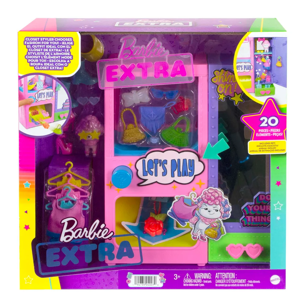 Rangement Mode et Look Barbie Extra Style Assistant HFG75 Complet