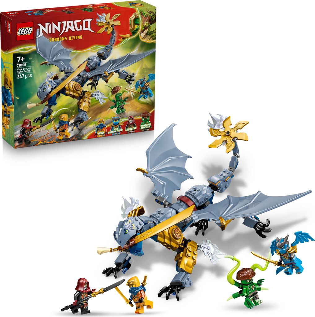 LEGO NINJAGO Showdown mit dem Ninja-Drachen Riyu - Ninja Produktbild 