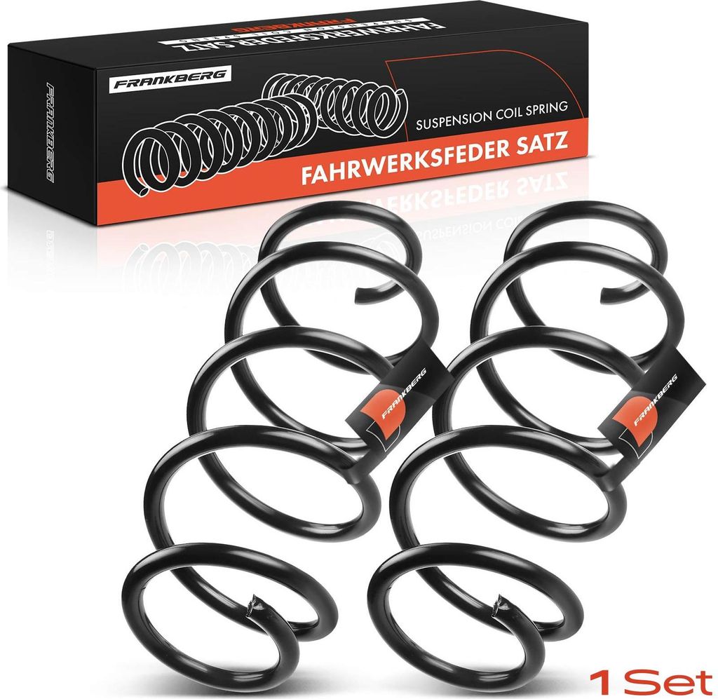 Frankberg 2x Fahrwerksfeder Vorderachse für Audi A3 8P VW Golf 5 1K 6 5K Plus 5M Jetta