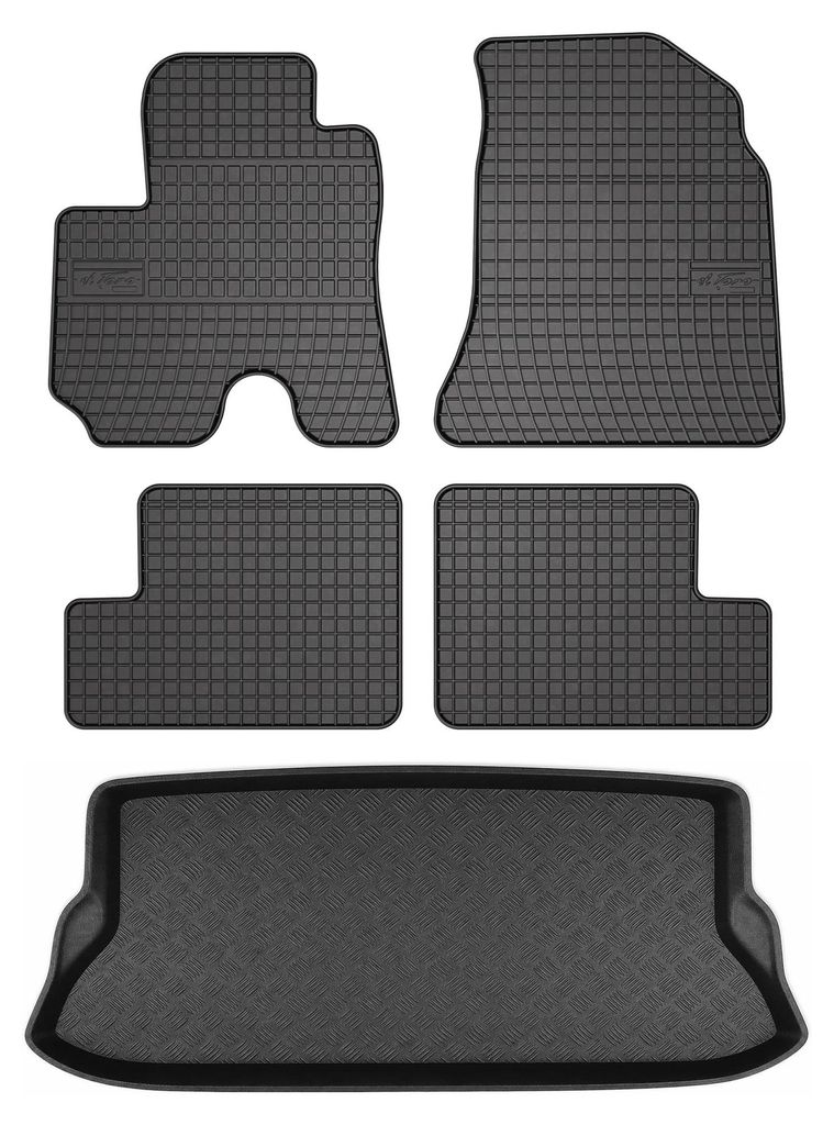 Rubberen automatten + kofferbakmat voor Toyota RAV4 II Productafbeelding 