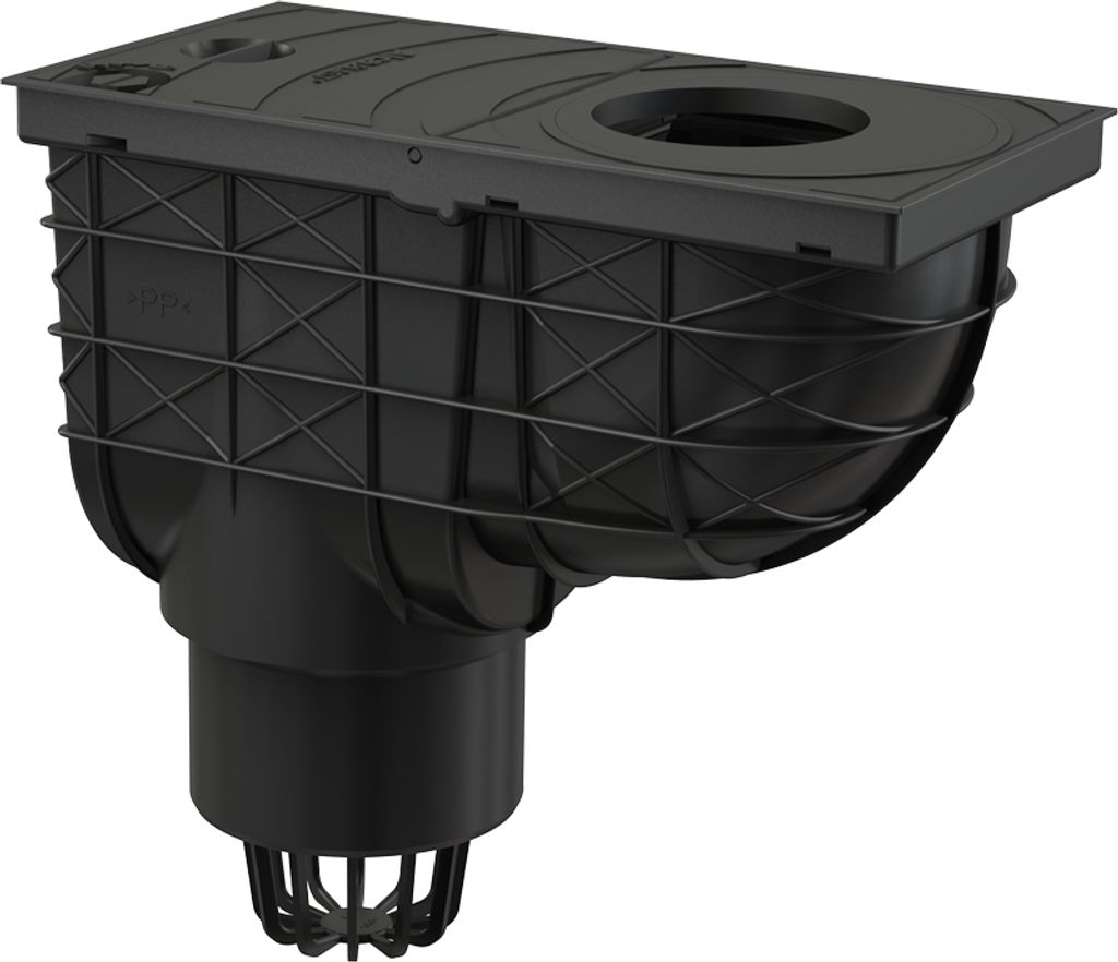 Alcadrain Universal-Regensinkkasten 300×155/110 mm Abgang Produktbild 