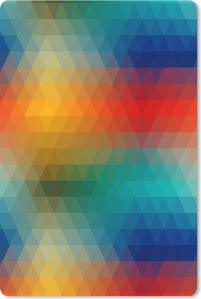 MuchoWow Mauspad Mousepad Design - Retro - Muster - Pixel 18x27 cm - Mousepads - Maus Mat - Pad - Mausunterlage