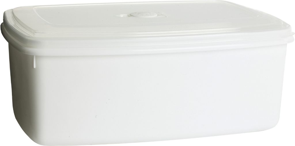 plast team Mikrowellendose Micro 5,1 Liter rechteckig weiß Produktbild 