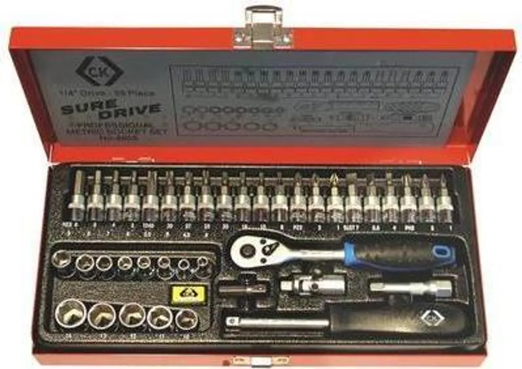 Kit cliquet métrique 39 pièces idéal pour réparations et maintenance