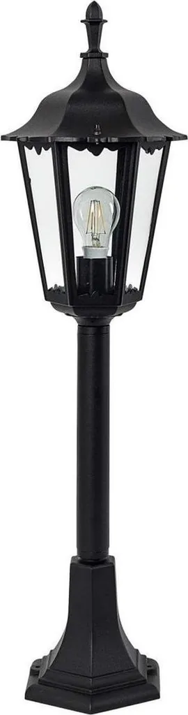 Lampe d'Extérieur Nostalgique en Métal, Borne de Jardin Style Ancien