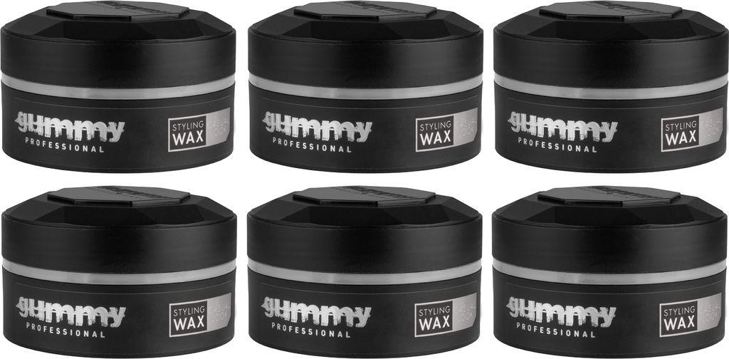 Fonex Gummy Styling Wax Casual Look 6er Set je 150 ml (900ml)