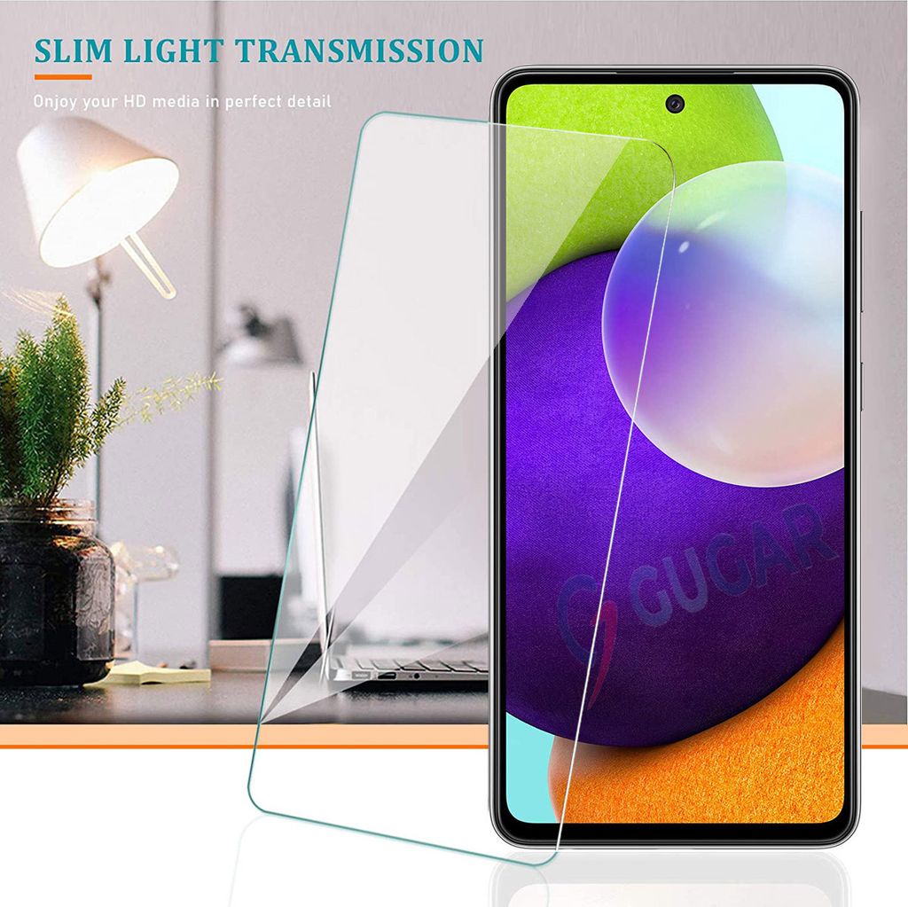 Für Samsung Galaxy A52 / A52 5G - Panzerglas Glasfolie Produktbild 2