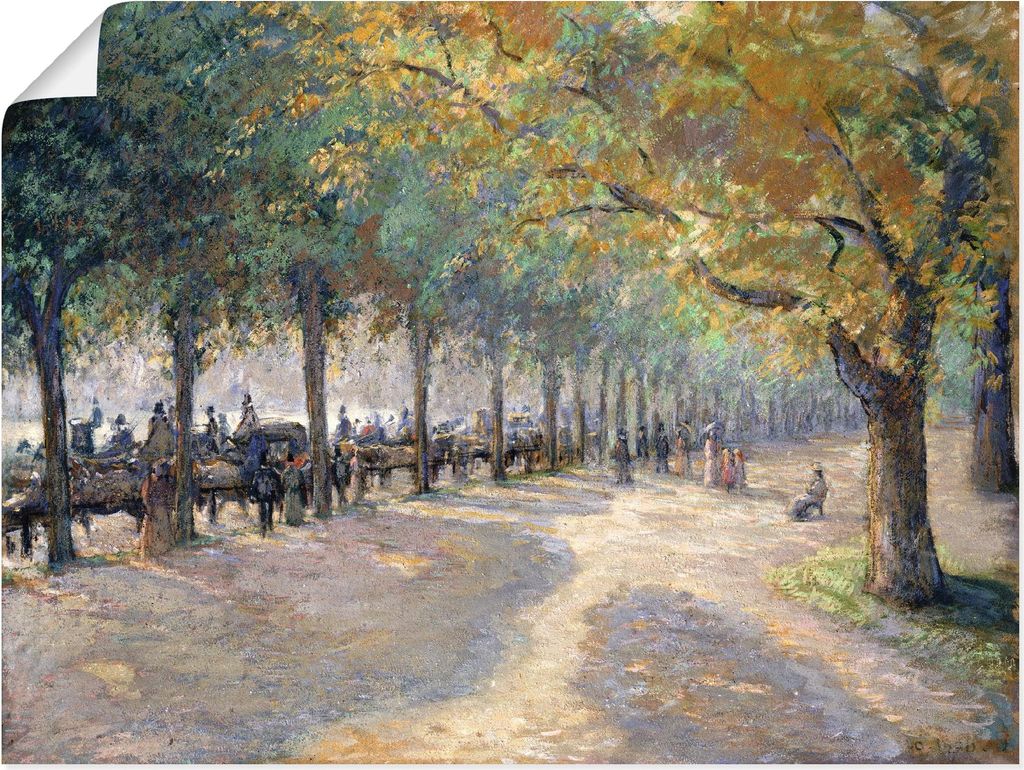 ARTland Poster Hyde Park, London. 1890 Größe: 80x60 cm