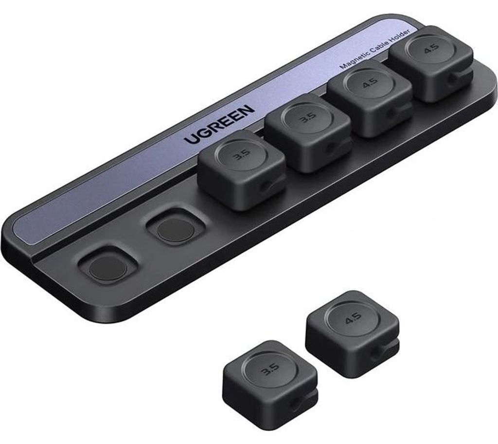 Supporto magnetico per cavi, Ugreen LP987, nero Immagine del prodotto 