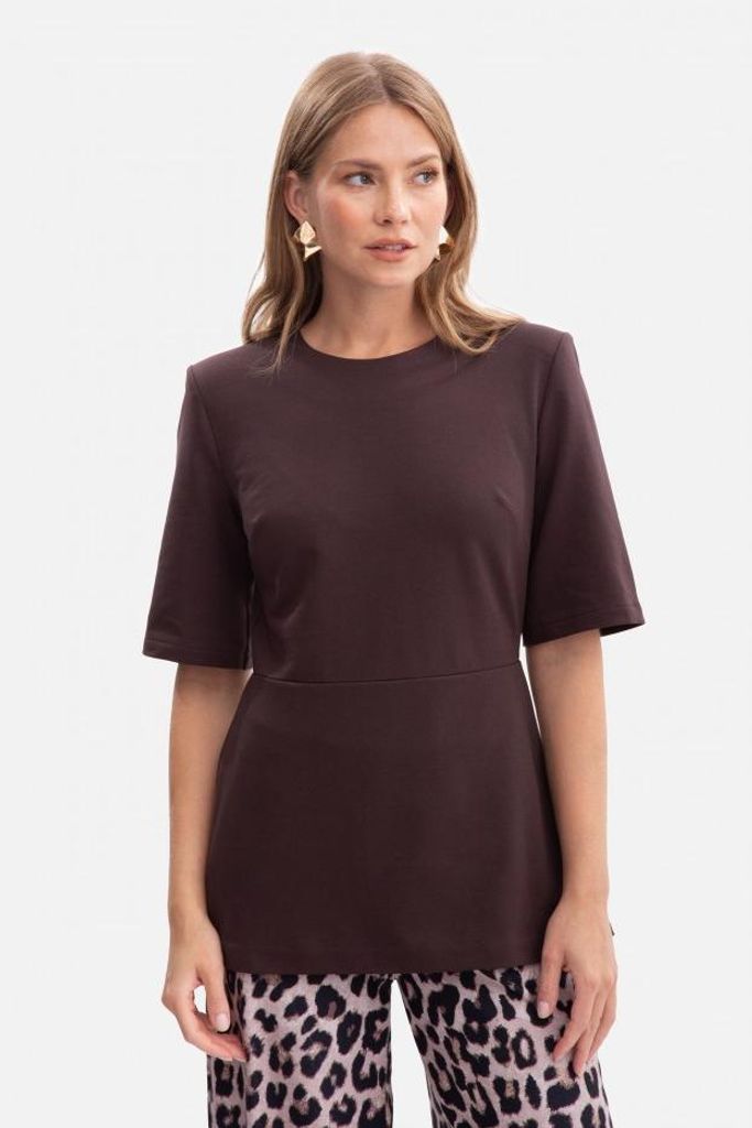 BeWear Damenbluse Exap B305 Schokolade L