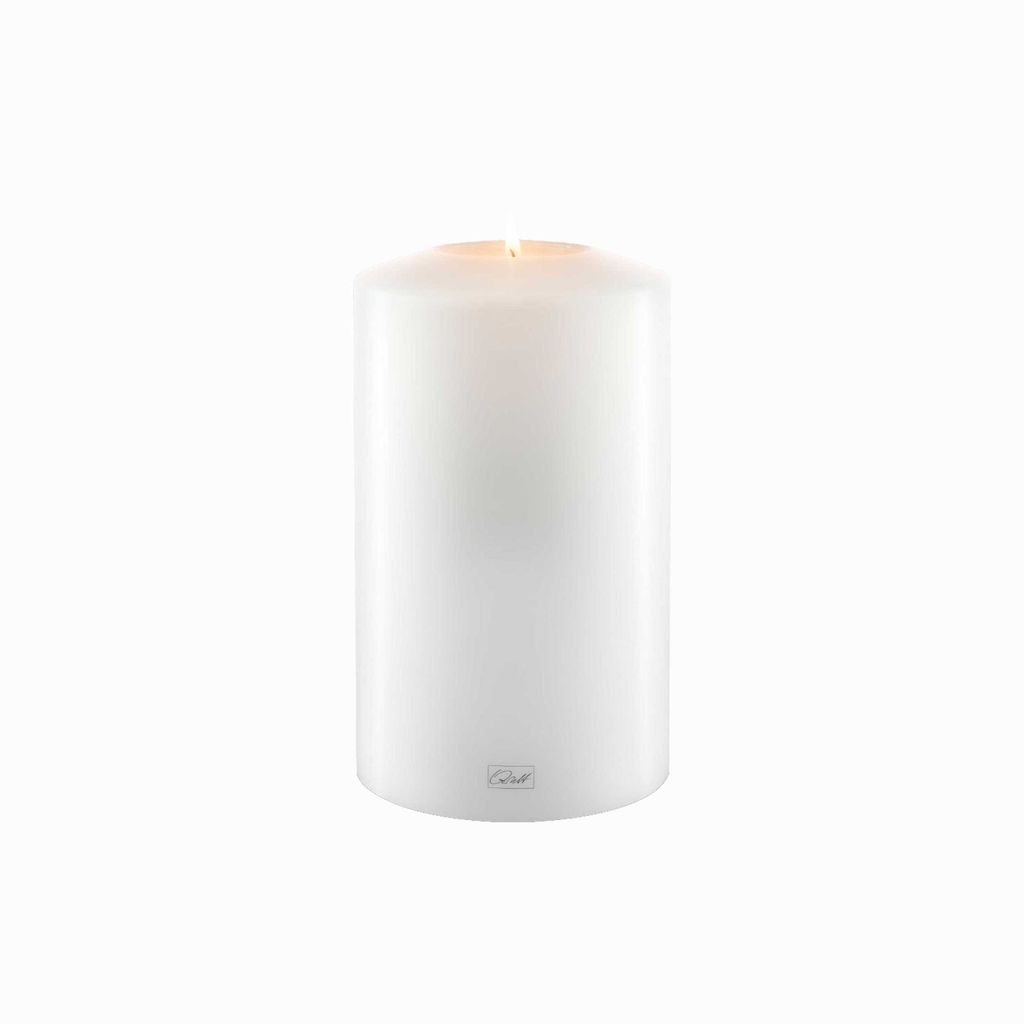 Qult Farluce Classic - Durchm. 12cm | Teelichthalter in Kerzenform | Dauerkerze | Kunststoffkerze in Kerzenoptik | Teelichtkerze mit Teelichteinsat...