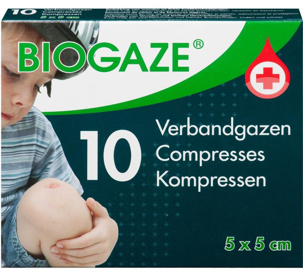 Biogaze 5 x 5 cm (10 stuks) Productafbeelding 
