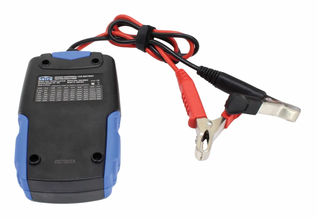 Tester Batteria Auto 12V 24V LCD Professionale - Diagnosi Rapida - 4