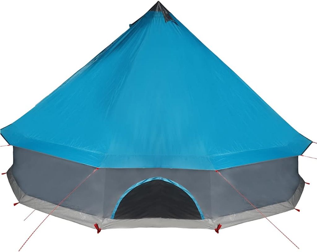 vidaXL Tipi-Familienzelt 6 Personen Blau Wasserdicht Produktbild 6