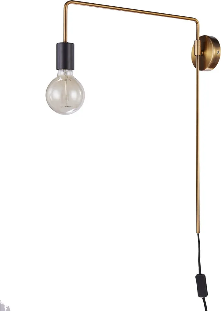 Luminaire LED suspendu moderne Italux Moniq noir pour salon chic