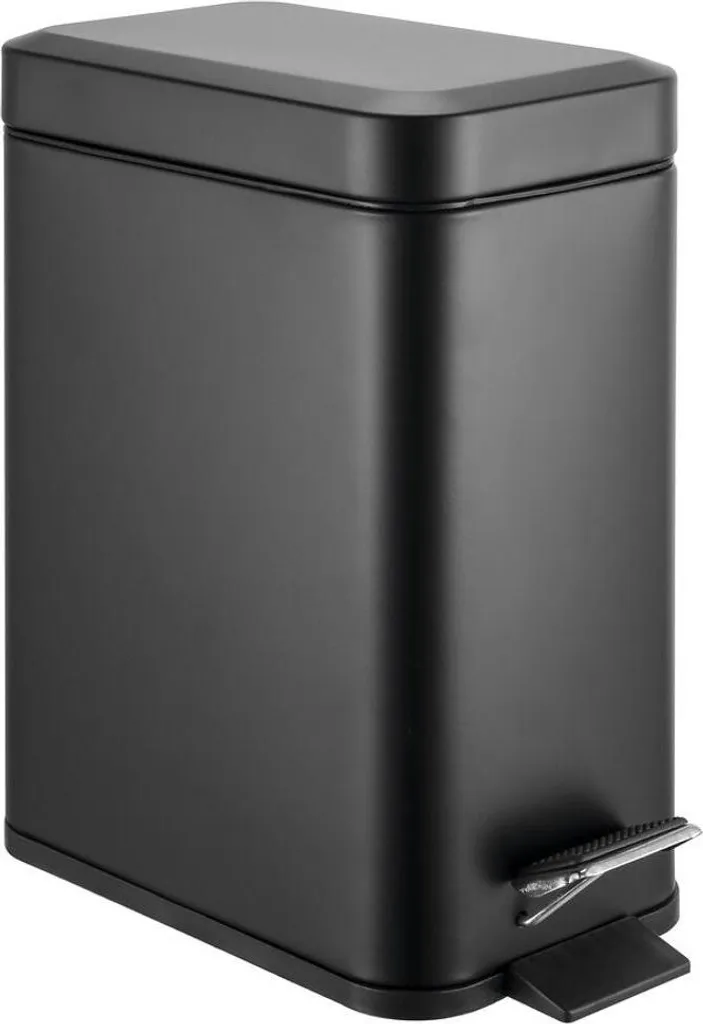 Cestino SIMPLE LINE da 5 litri, nero opaco