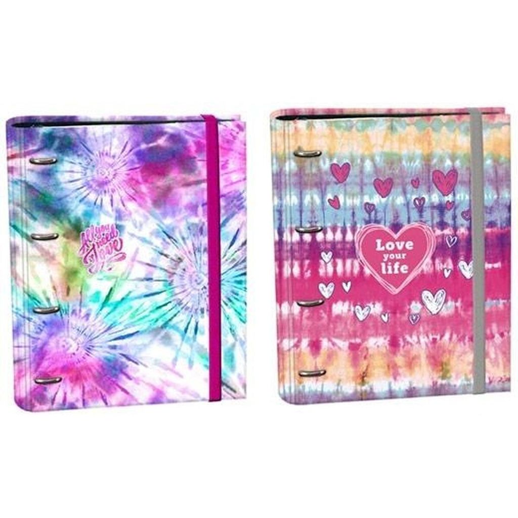 SENFORT Tie Dye Ringbuch 120 Blatt A4 Multicolour