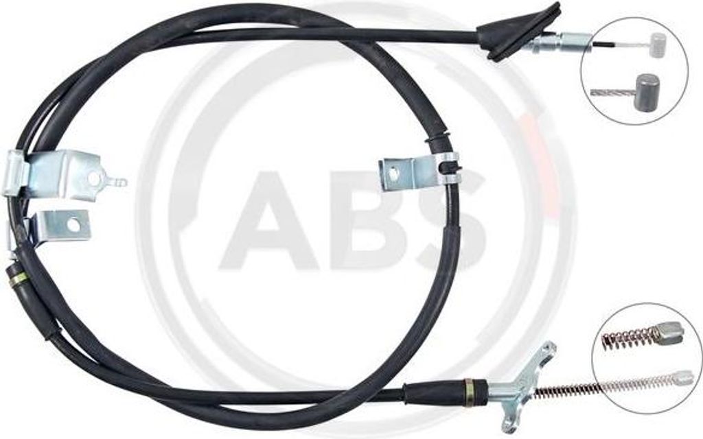 A.B.S. K14104 Seilzug, Handbremse OE 47560S7AG02 kompatibel mit Stream